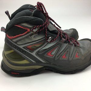 Salomon Womens Size 7.5 Gray Multicolor Contagrip